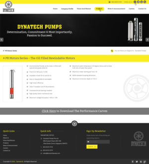 Web Design by pnfnetworkz for Dynatech Pumps | Design: #12886760