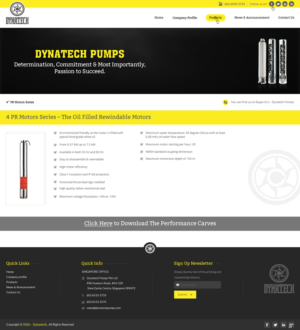 Web Design by pnfnetworkz for Dynatech Pumps | Design: #12904834