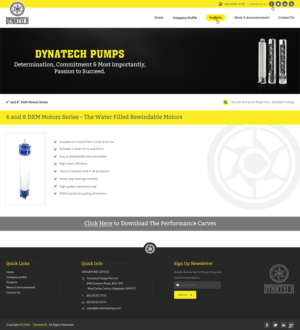 Web Design by pnfnetworkz for Dynatech Pumps | Design: #12904836
