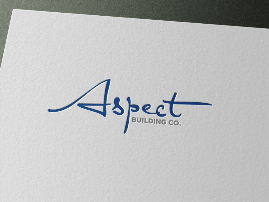Logo Design by PATIENTdesigns for Aspect Building Co. | Design: #12161331