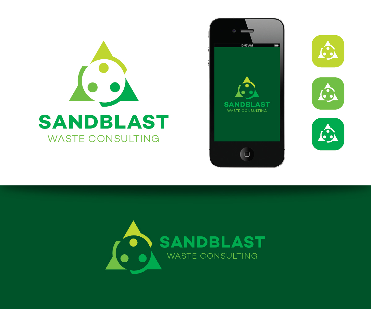 Logo Design by nandkumar for Sandblast Waste Consulting | Design #12134403