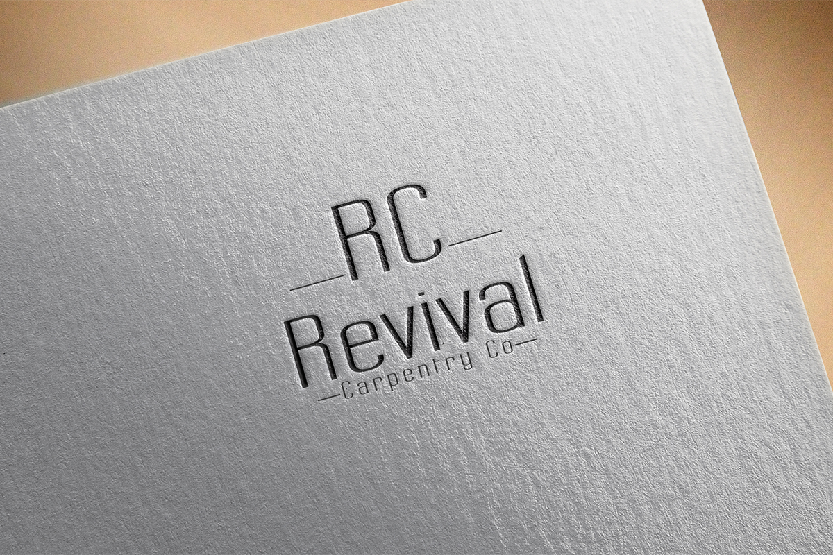 Logo Design by Ather Ali Khan for Revival Carpentry Co. | Design #12240232