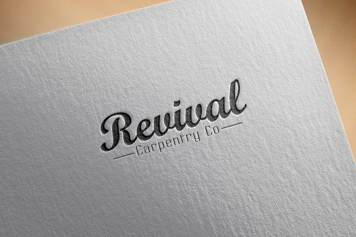 Logo Design by Ather Ali Khan for Revival Carpentry Co. | Design #12244258