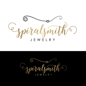 Spiralsmith Jewelry (with jewelry as almost a 'tagline')  | Logo Design by designstarla