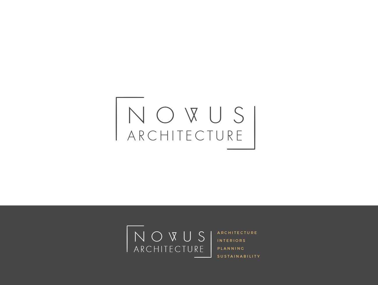 Logo Design by wonderland for NOVUS Architecture | Design #12166940