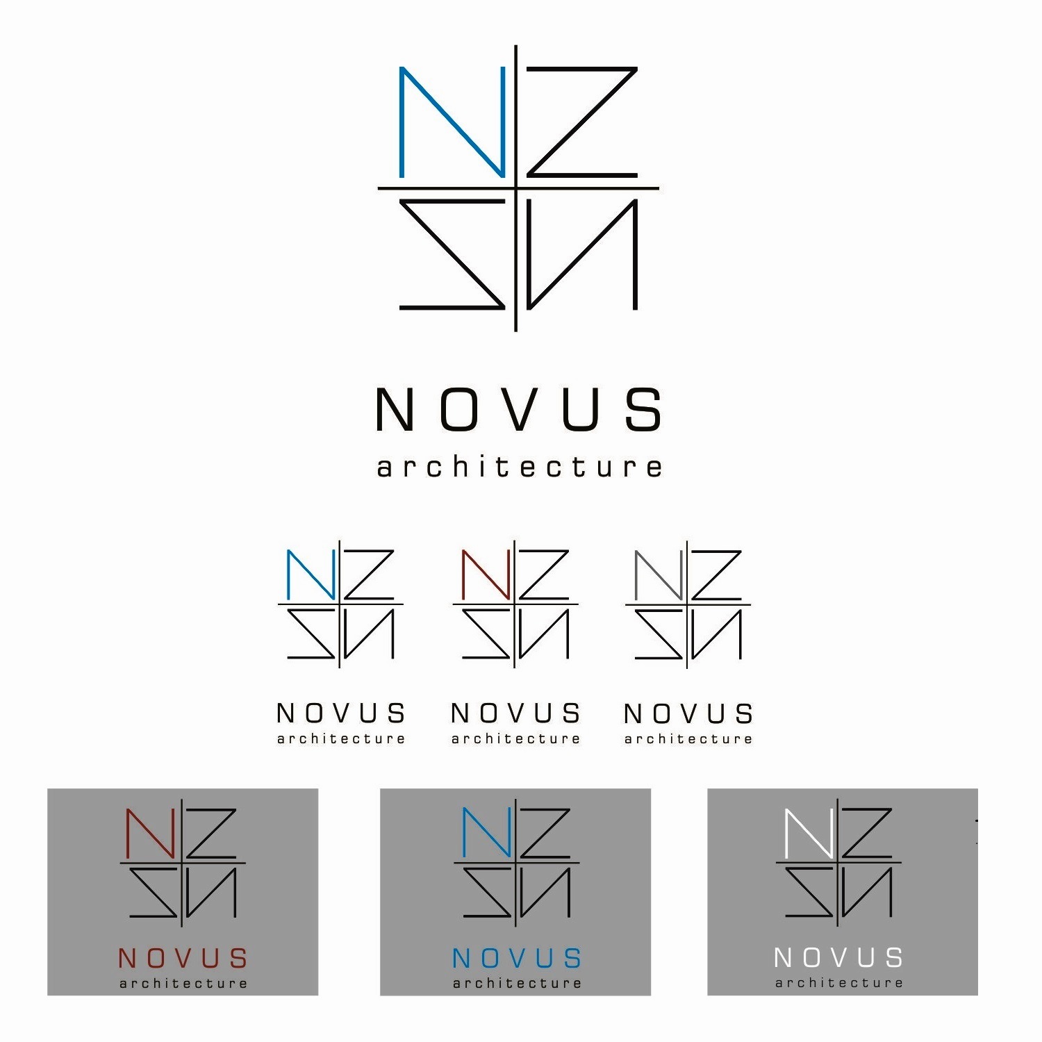 Logo Design by Francisco Lauande for NOVUS Architecture | Design #12227238