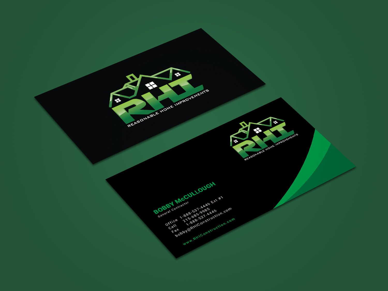 Business Card Design by alvinfadoil for Reasonable Home Improvements | Design #12087567
