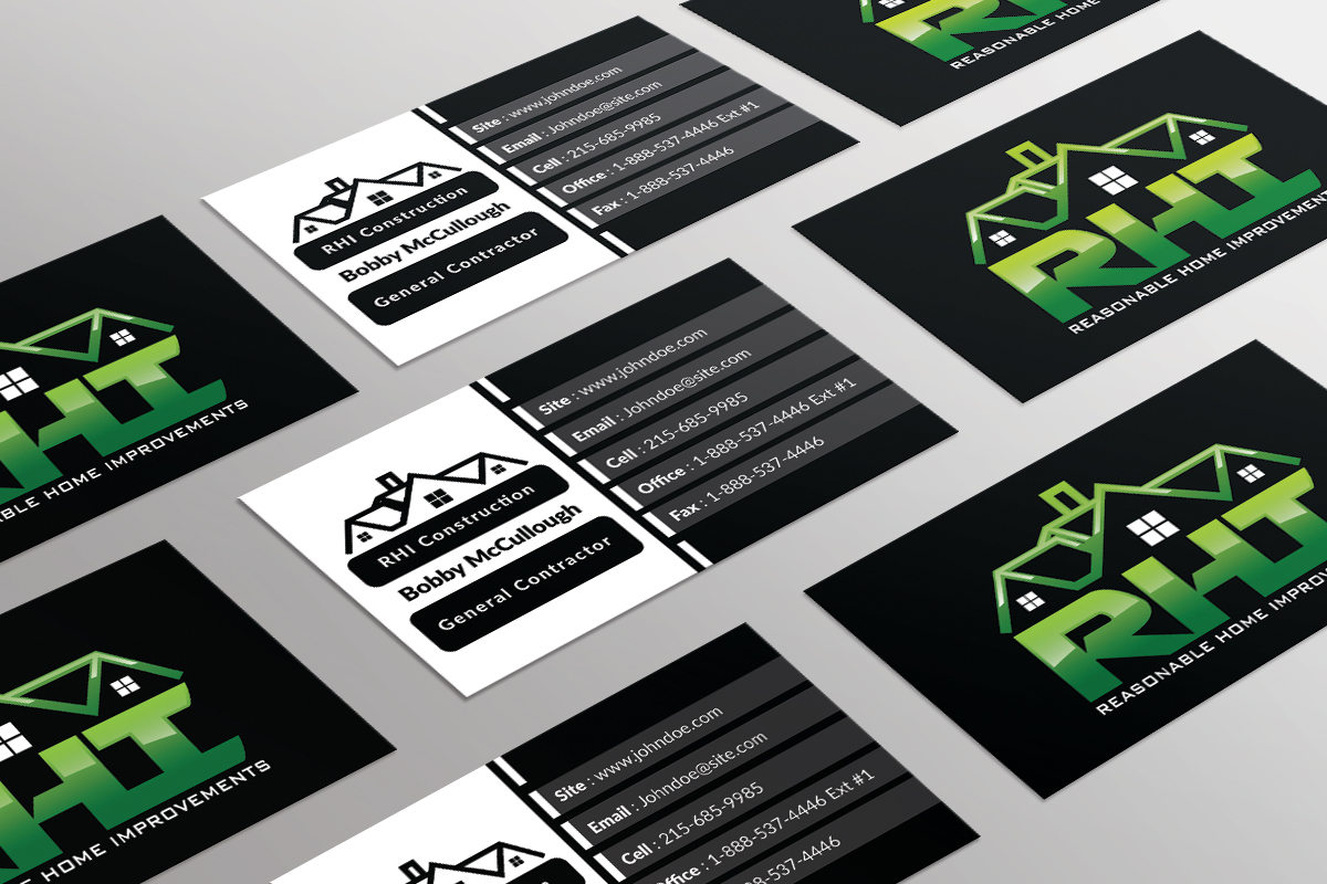 Business Card Design by JK18 for Reasonable Home Improvements | Design #12092177
