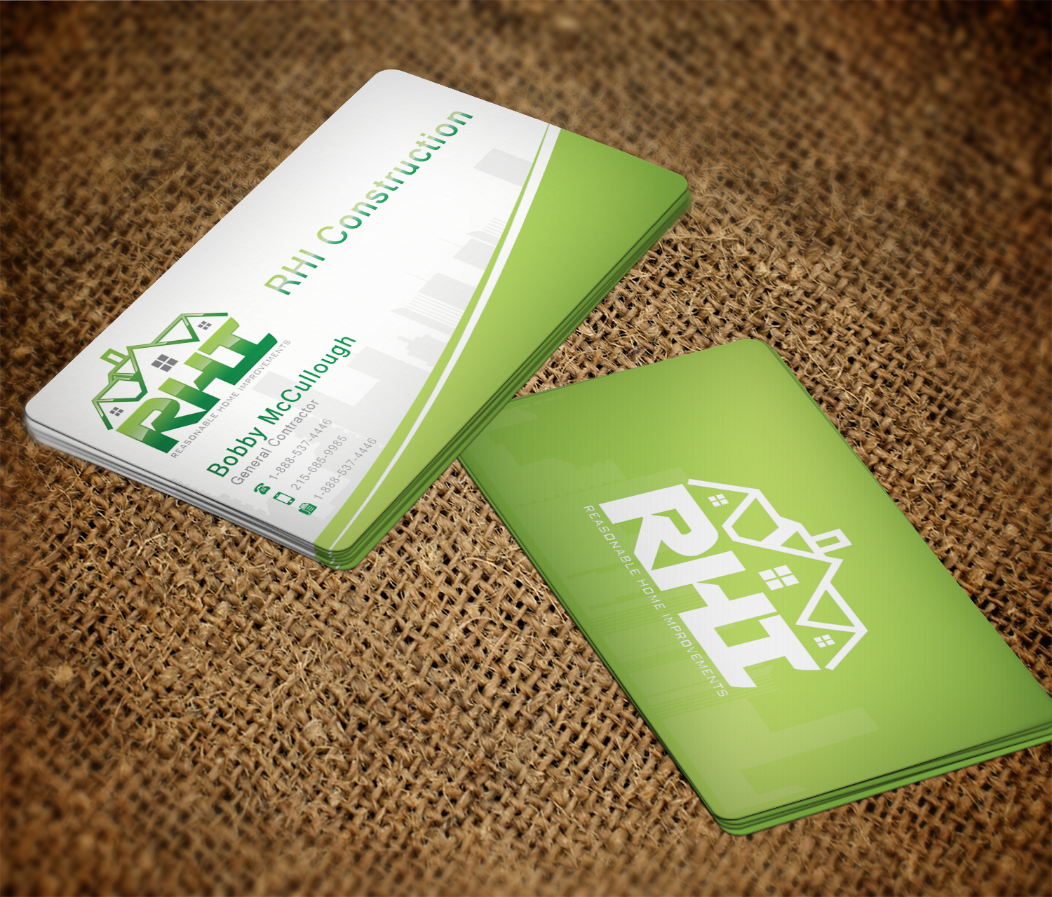 Business Card Design by EWS Webs for Reasonable Home Improvements | Design #12102305