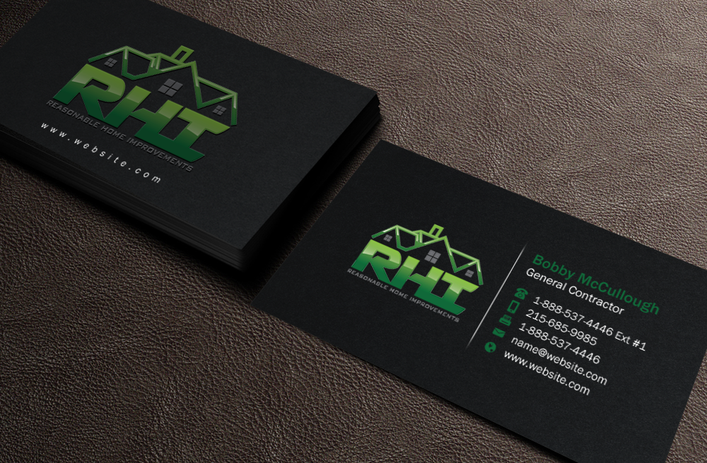 Business Card Design by Brand aid for Reasonable Home Improvements | Design #12100735