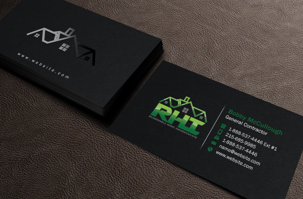 Business Card Design by Brand aid for Reasonable Home Improvements | Design #12100736