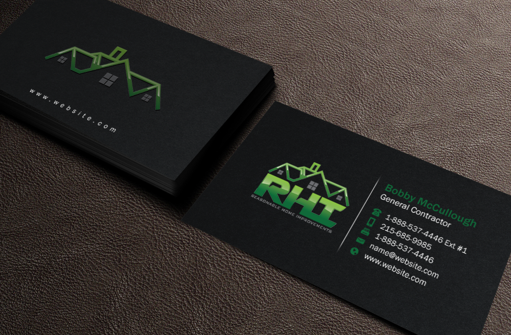 Business Card Design by Brand aid for Reasonable Home Improvements | Design #12100737
