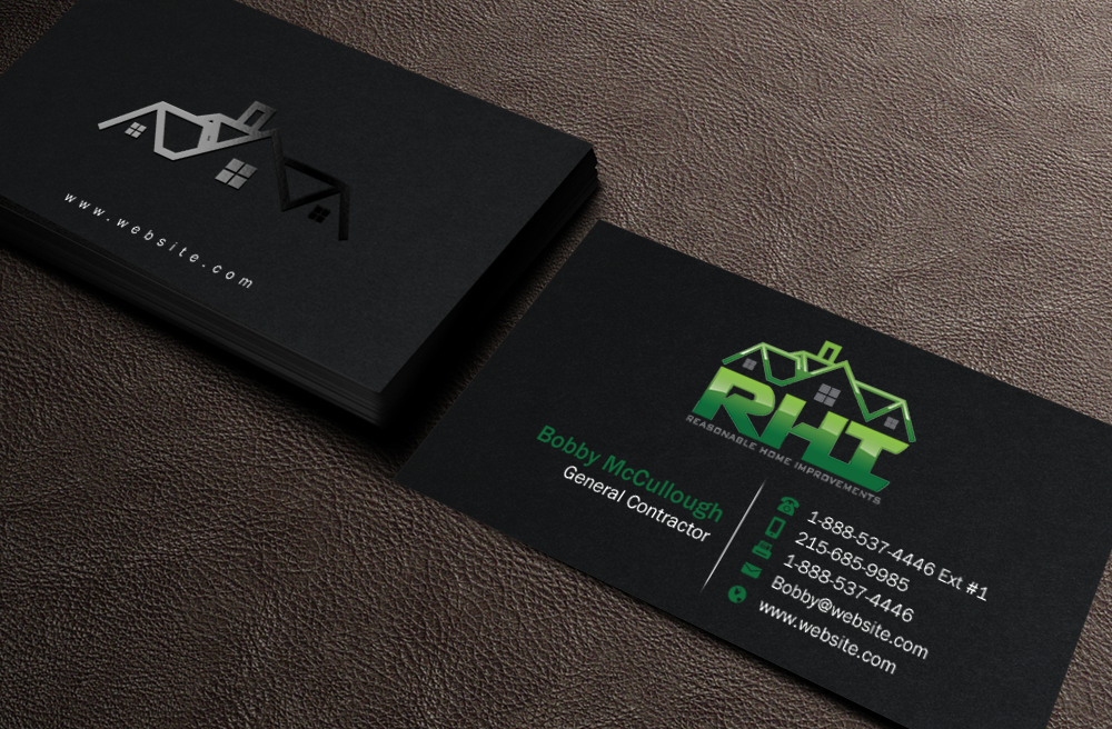 Business Card Design by Brand aid for Reasonable Home Improvements | Design #12100739
