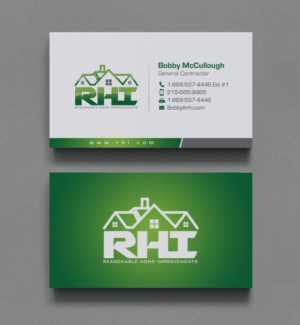 Design de Carte de Visite par chandrayaan.creative pour Reasonable Home Improvements | Design : #12100141