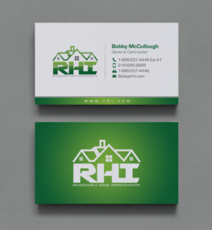 Design de Carte de Visite par chandrayaan.creative pour Reasonable Home Improvements | Design : #12100142