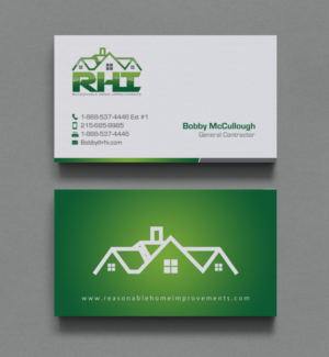 Design de Carte de Visite par chandrayaan.creative pour Reasonable Home Improvements | Design : #12100143