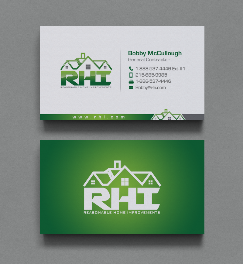 Diseño de Tarjeta de Presentación por chandrayaan.creative para Reasonable Home Improvements | Diseño #12102354