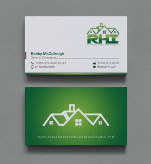 Design de Carte de Visite par chandrayaan.creative pour Reasonable Home Improvements | Design : #12102356