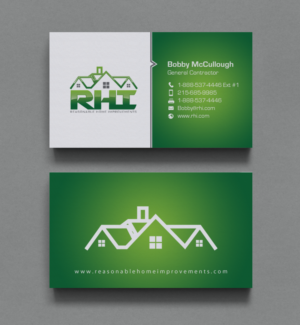 Design de Carte de Visite par chandrayaan.creative pour Reasonable Home Improvements | Design : #12102364
