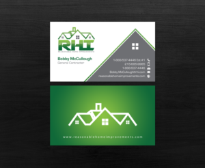 Design de Carte de Visite par chandrayaan.creative pour Reasonable Home Improvements | Design : #12103303