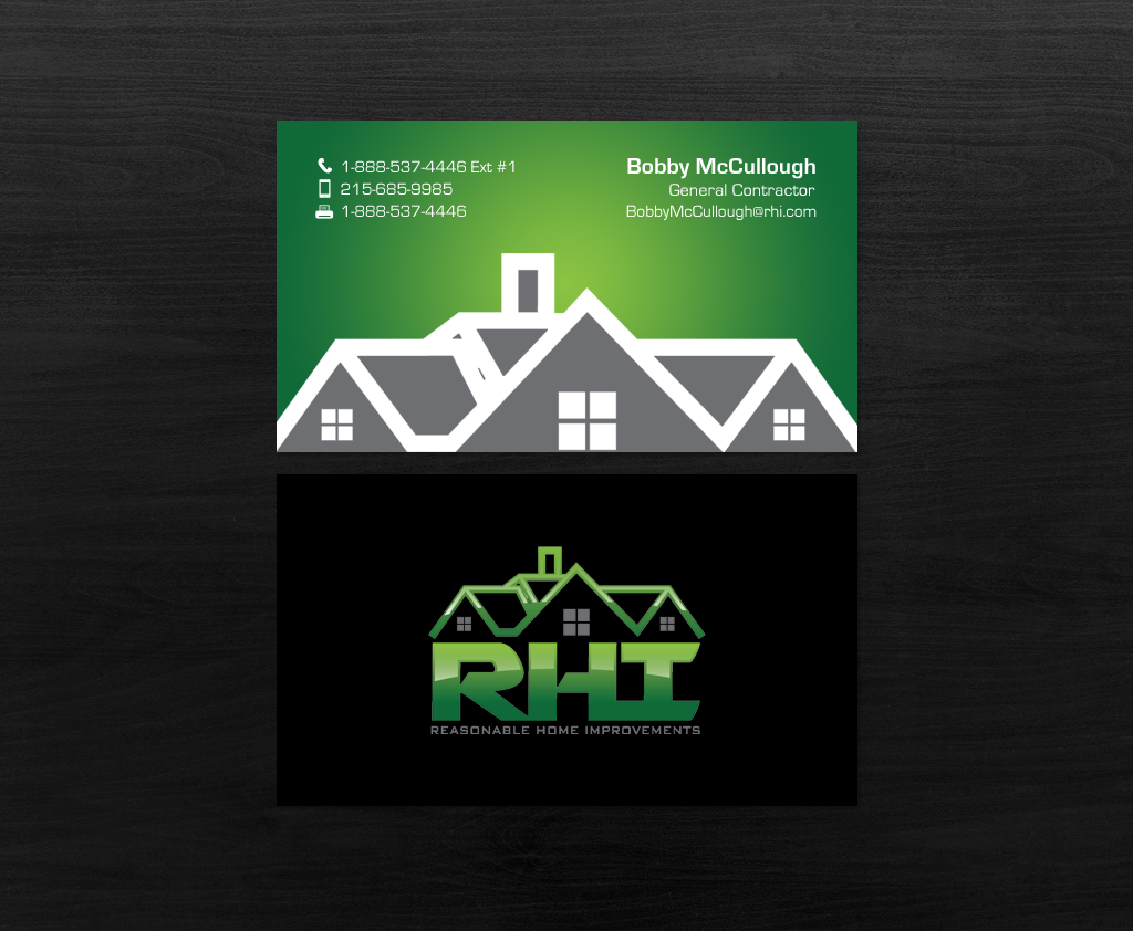 Business Card Design by chandrayaan.creative for Reasonable Home Improvements | Design #12103309