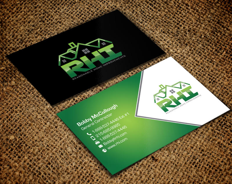 Business Card Design by chandrayaan.creative for Reasonable Home Improvements | Design #12103312