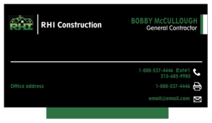 Design de Carte de Visite par Makmej pour Reasonable Home Improvements | Design : #12088009