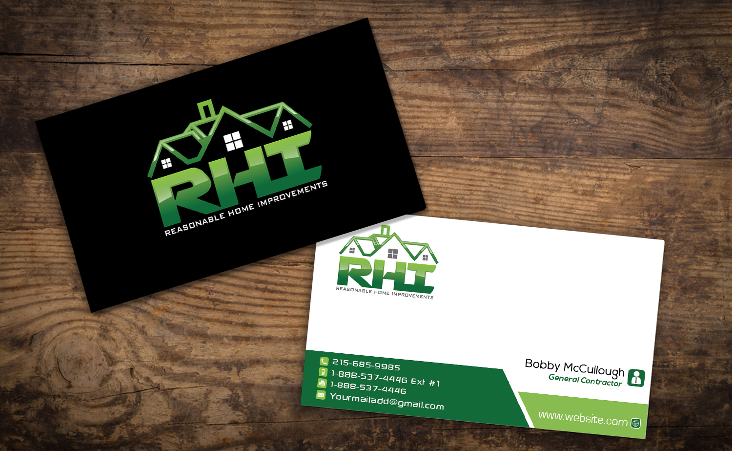 Business Card Design by gayathrik2244 for Reasonable Home Improvements | Design #12101545