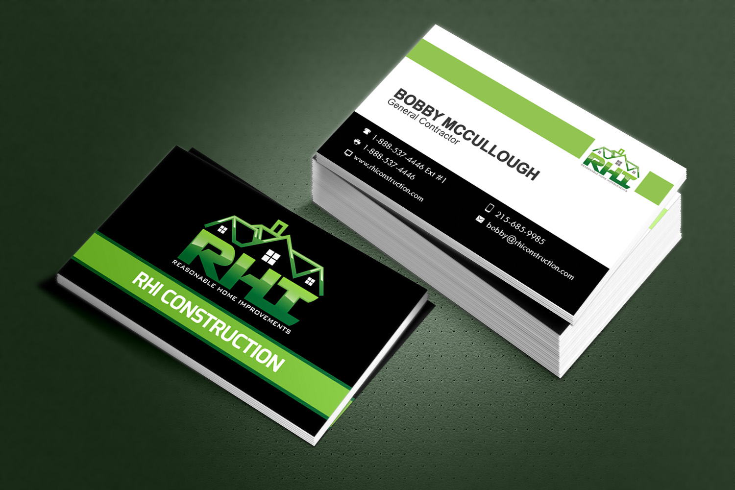 Business Card Design by falcon.wings for Reasonable Home Improvements | Design #12091296