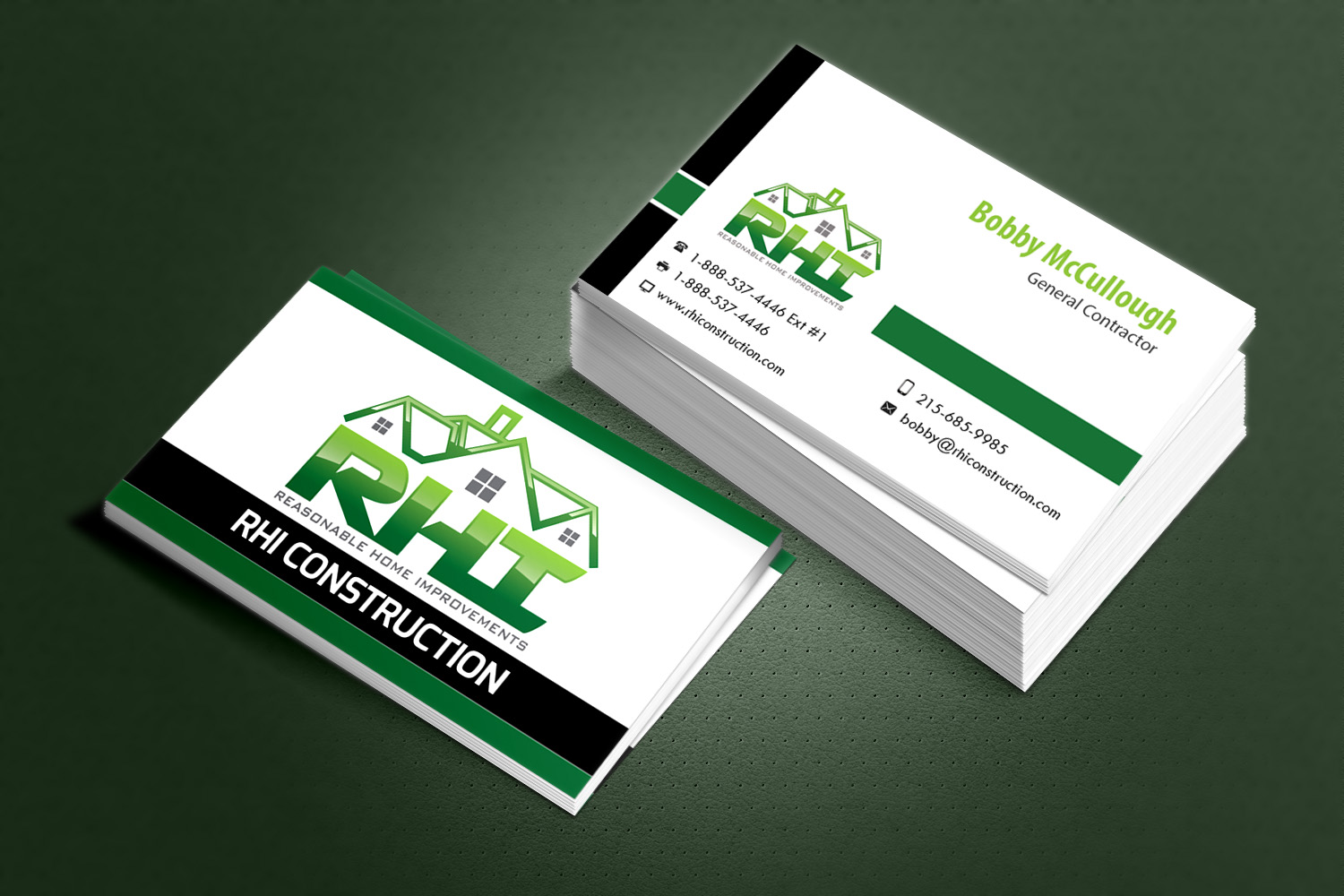 Business Card Design by falcon.wings for Reasonable Home Improvements | Design #12091299