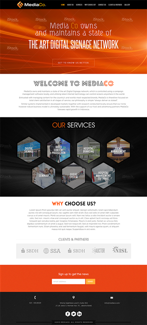 Web Design by Mayank Patel for PT MediaCo | Design: #2416102