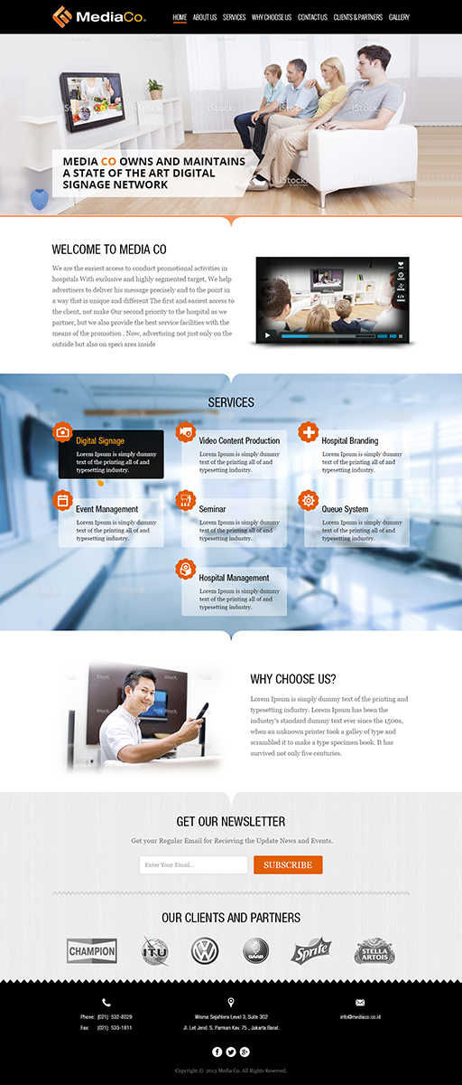 Web Design by Mayank Patel for PT MediaCo | Design #2416190