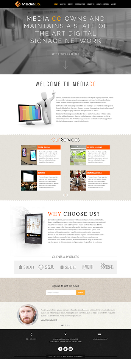 Web Design by Mayank Patel for PT MediaCo | Design #2435217