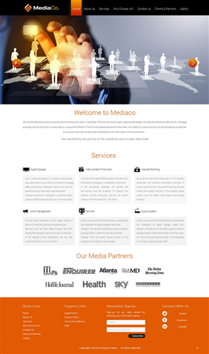 Web Design by pb for PT MediaCo | Design: #2387375
