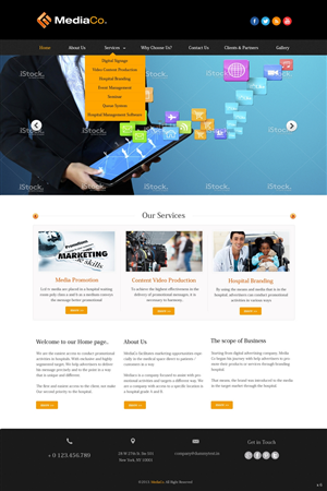 Web Design by pb for PT MediaCo | Design: #2387400