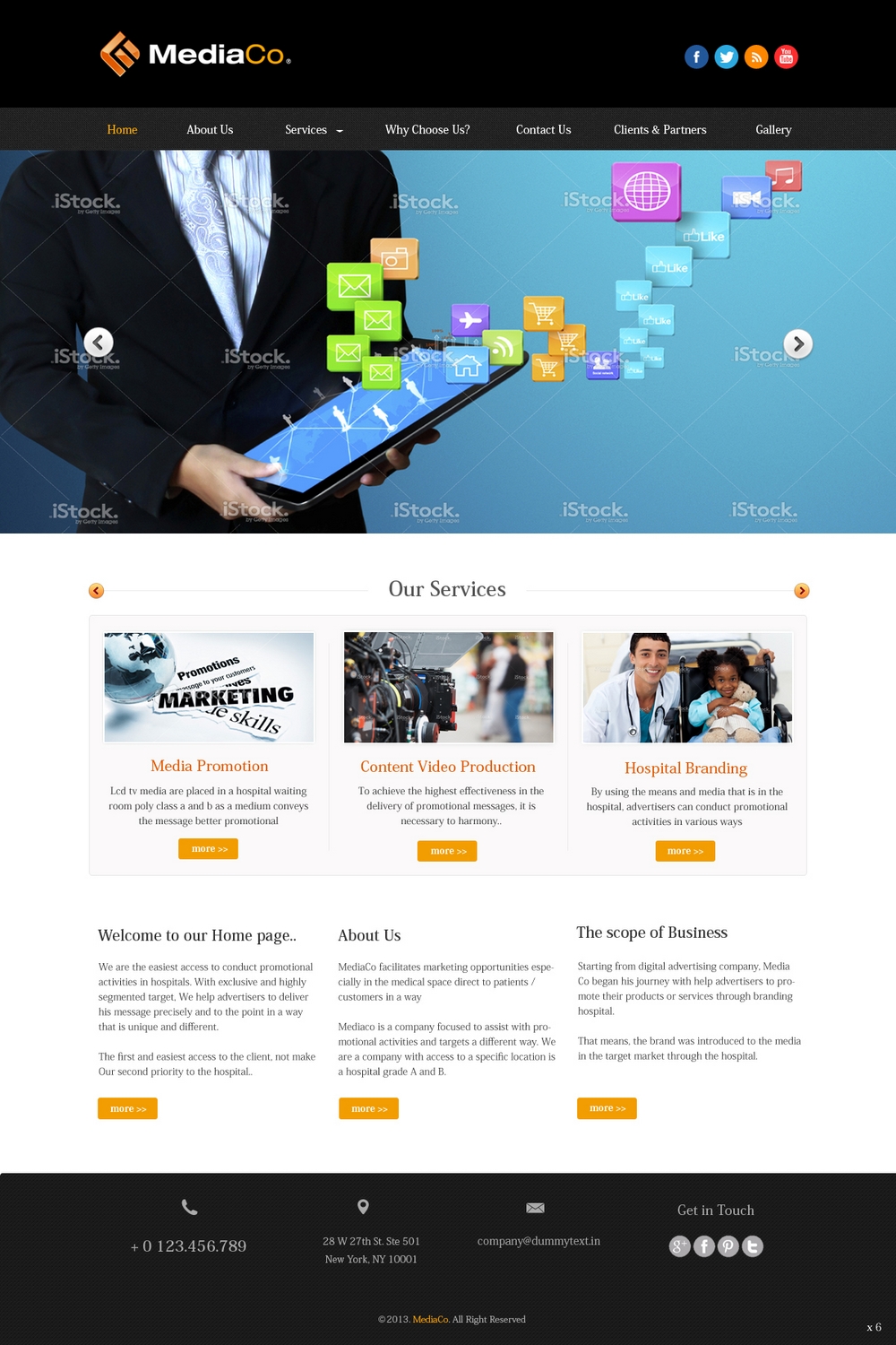 Web Design by pb for PT MediaCo | Design #2387404