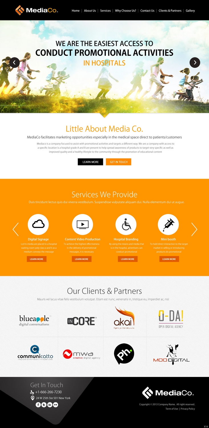 Web Design by pb for PT MediaCo | Design #2387408