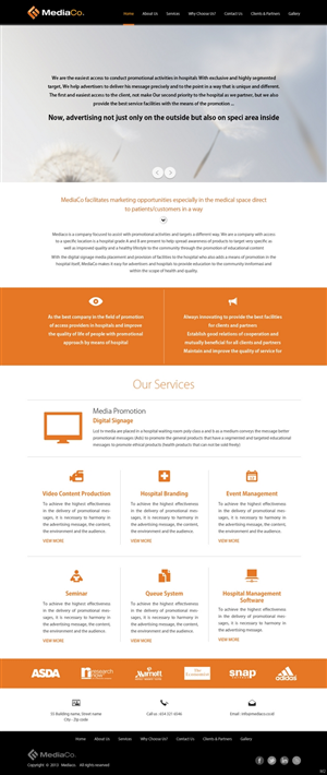 Web Design by pb for PT MediaCo | Design: #2387409