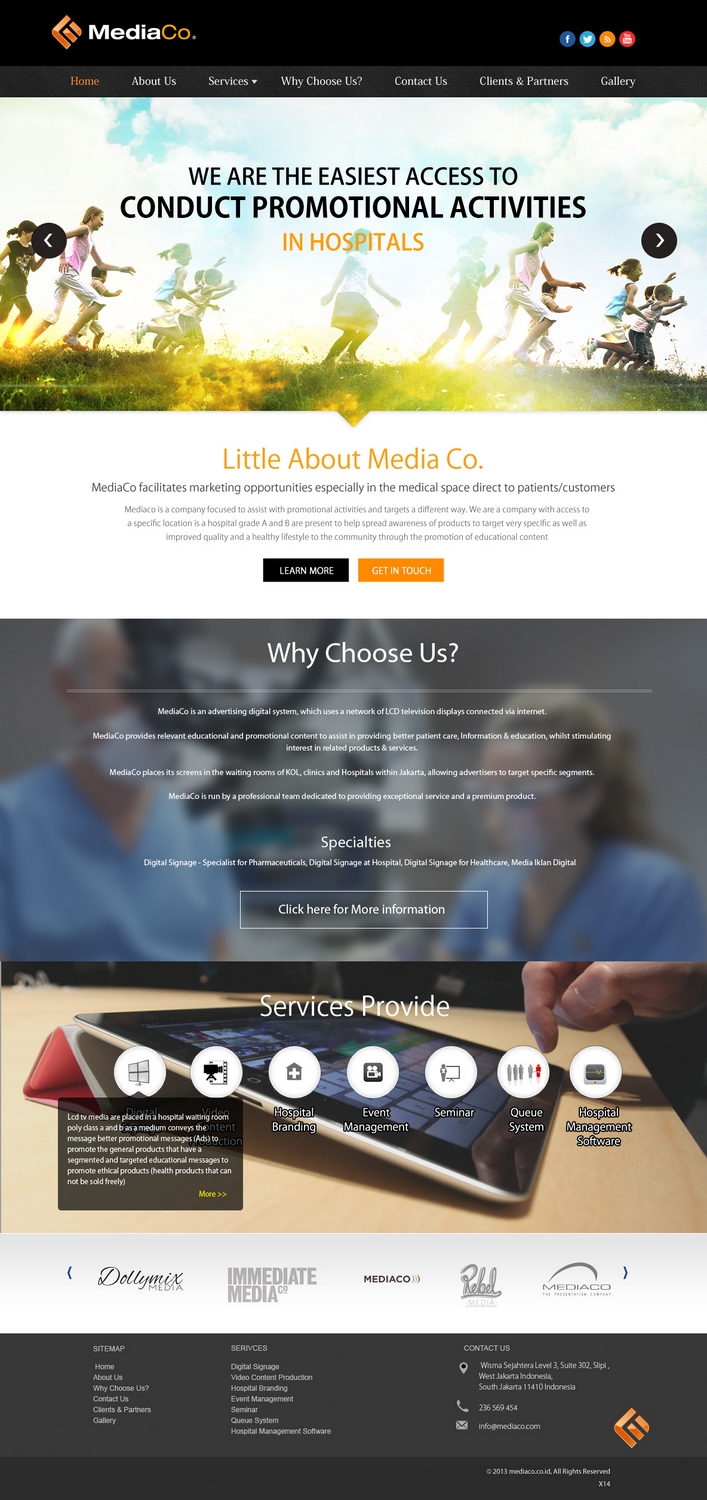Web Design by pb for PT MediaCo | Design #2404694