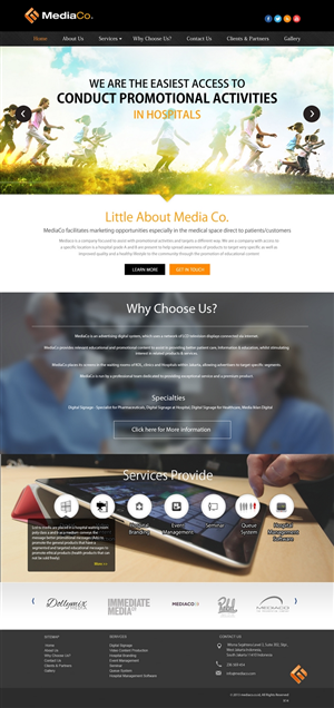 Web Design by pb for PT MediaCo | Design: #2404694