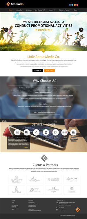 Web Design by pb for PT MediaCo | Design: #2404695