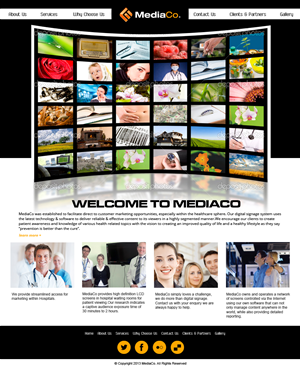 MediaCo webpage - Design only no coding required | Web-Design von jeckx2