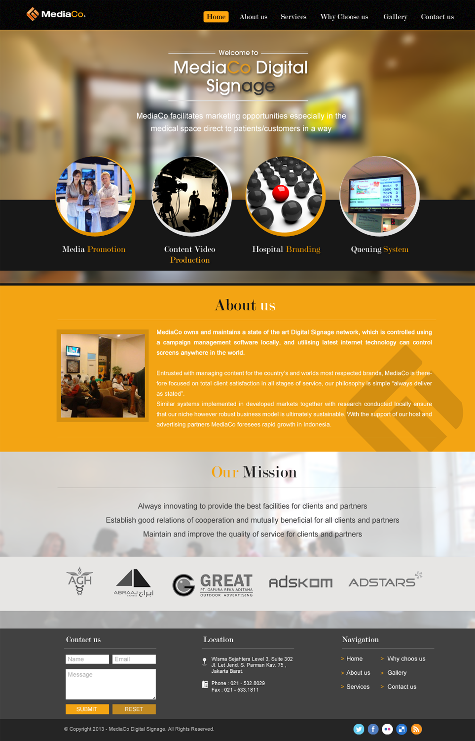 Web Design by JM for PT MediaCo | Design #2406580