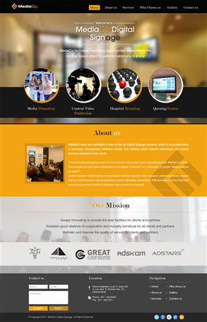 Web Design by JM for PT MediaCo | Design: #2406580