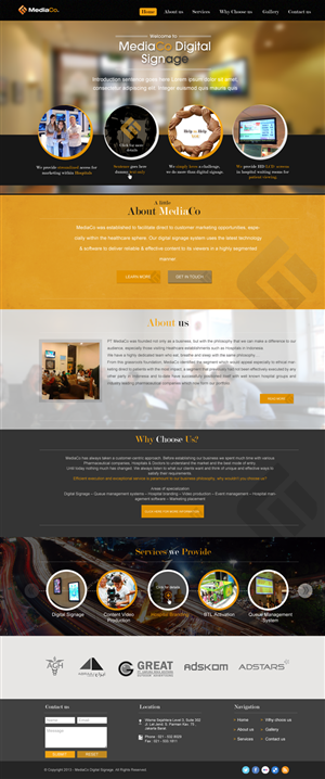 Web Design by JM for PT MediaCo | Design: #2414654