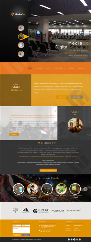 Web Design by JM for PT MediaCo | Design: #2415149