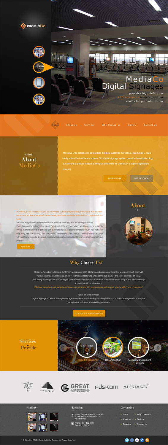 Web Design by JM for PT MediaCo | Design #2415982