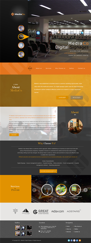 MediaCo webpage - Design only no coding required | Web-Design von JM