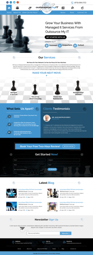 Outsource My IT Website Design | Web Design by Sbss