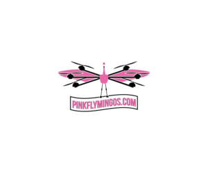 Pinkflymingos.com | Logo Design by just_me